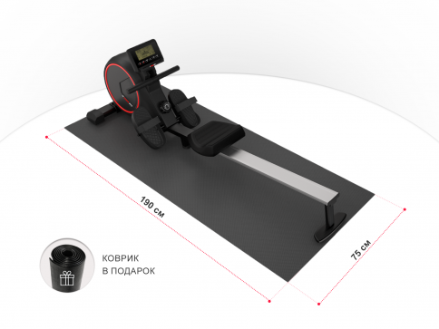 Гребной тренажер UNIX Fit Techno Rower 410 - 6