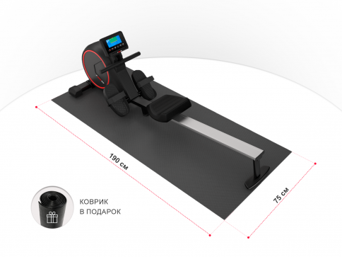 Гребной тренажер UNIX Fit Techno Rower 410E - 6